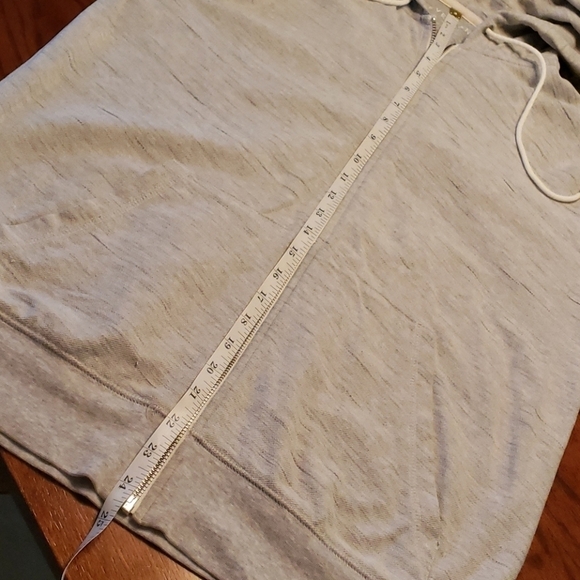 Everlane Gray French Terry Full Zip Hoodie Sz S - Picture 5 of 8